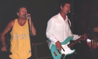 Johnny and Rhino singing