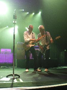 Andy inspects Francis's fretwork in Perth (photo by Lee Hawkins, please do not reproduce without permission)